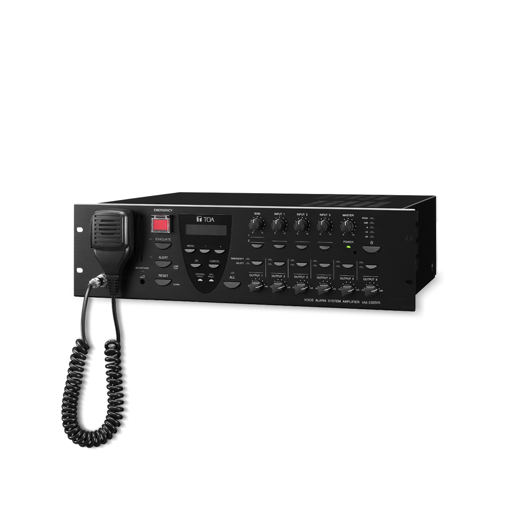 VM-3360VA Voice Alarm System Amplifier 360W