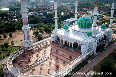 Indonesia : Grand Mosque Islamic Center Rokan Hulu, Riau